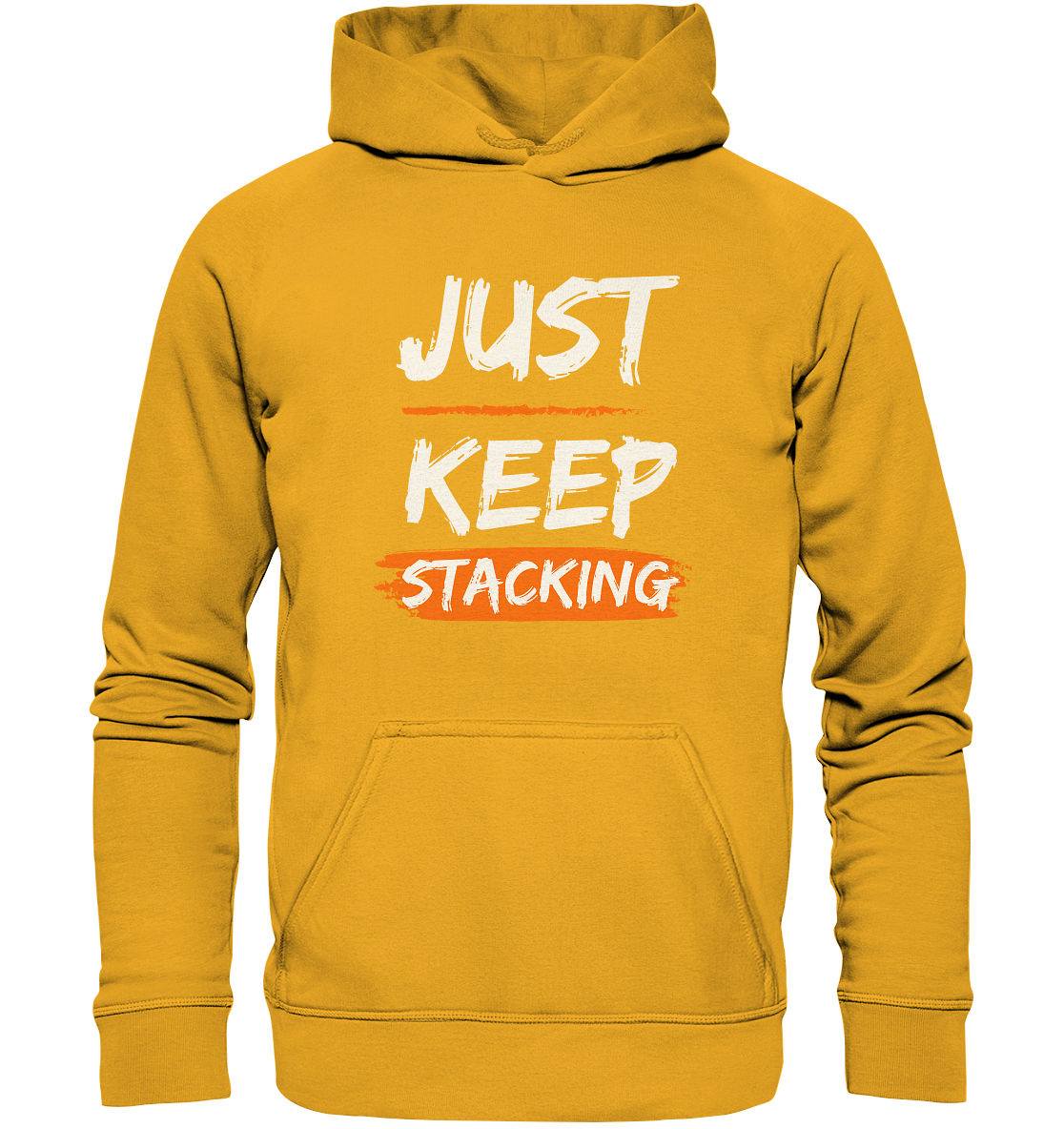 JUST KEEP STACKING - LADIES COLLECTION 21% automat. Rabatt bis zum Halving 2024   - Basic Unisex Hoodie