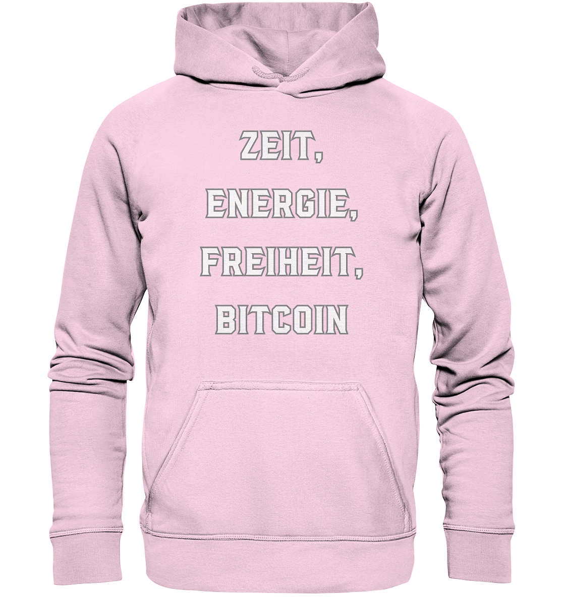 ZEIT, ENERGIE, FREIHEIT, BITCOIN - Basic Unisex Hoodie