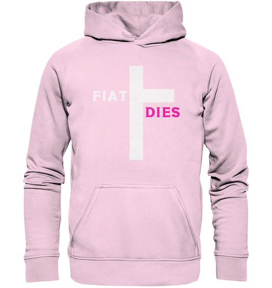 FIAT DIES (weiss / pink) - Ladies Collection  - Basic Unisex Hoodie