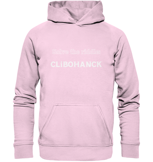 SOLVE THE RIDDLE - CLiBOHANCK - Basic Unisex Hoodie