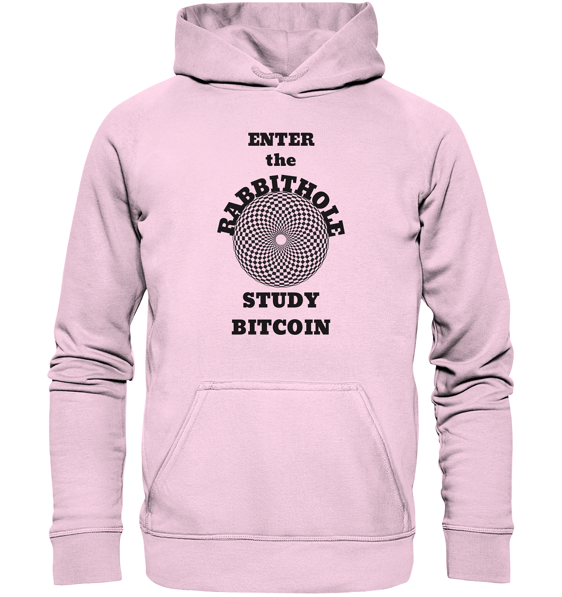 ENTER the RABBITHOLE - STUDY BITCOIN - Basic Unisex Hoodie