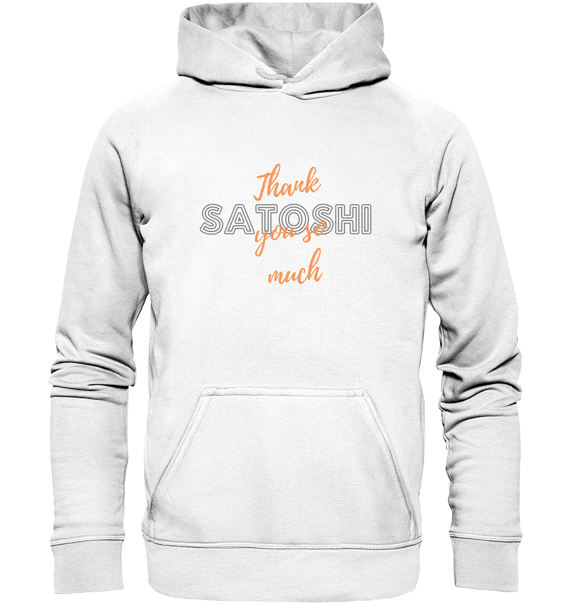 THANK YOU SO MUCH SATOSHI (Variante Chaos) - Basic Unisex Hoodie