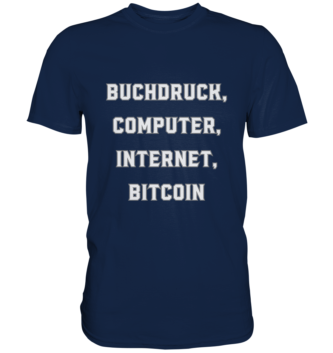 Buchdruck, Computer, Internet, Bitcoin - Classic Shirt