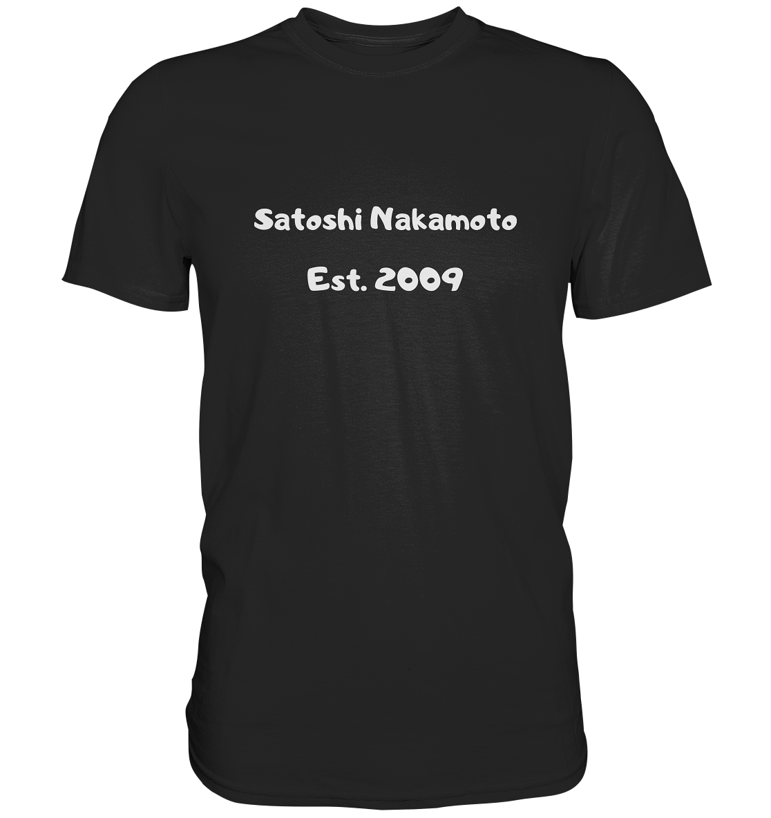 Satoshi Nakamoto Est. 2009 (Signatur pur) - Classic Shirt