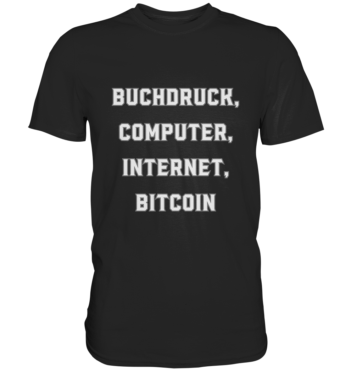 Buchdruck, Computer, Internet, Bitcoin - Classic Shirt