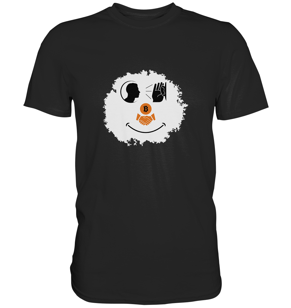 BITCOIN listen to handshake SMILEY - Classic Shirt