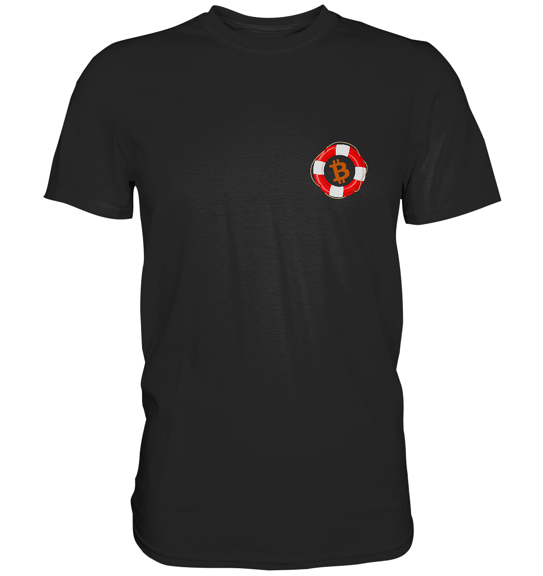 Minimalistisch Rettungsring Bitcoin - Classic Shirt