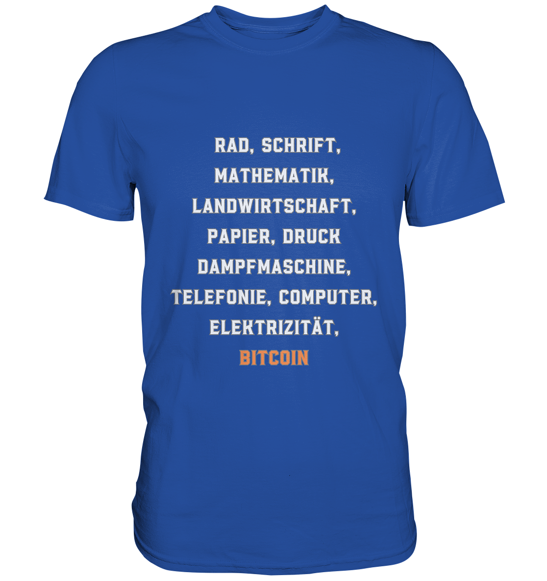 Erfindungen vom Rad bis zu BITCOIN - Classic Shirt