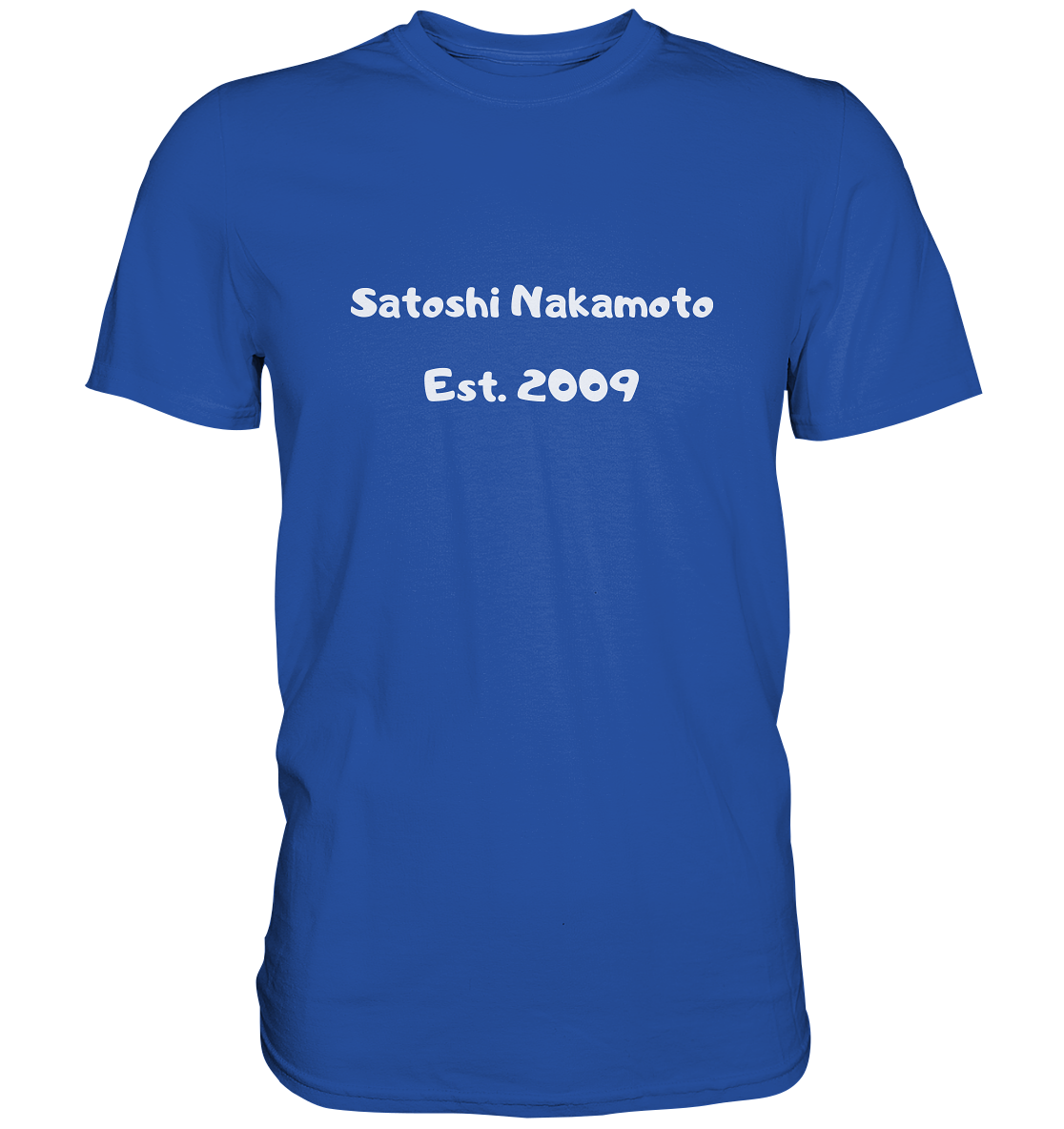 Satoshi Nakamoto Est. 2009 (Signatur pur) - Classic Shirt