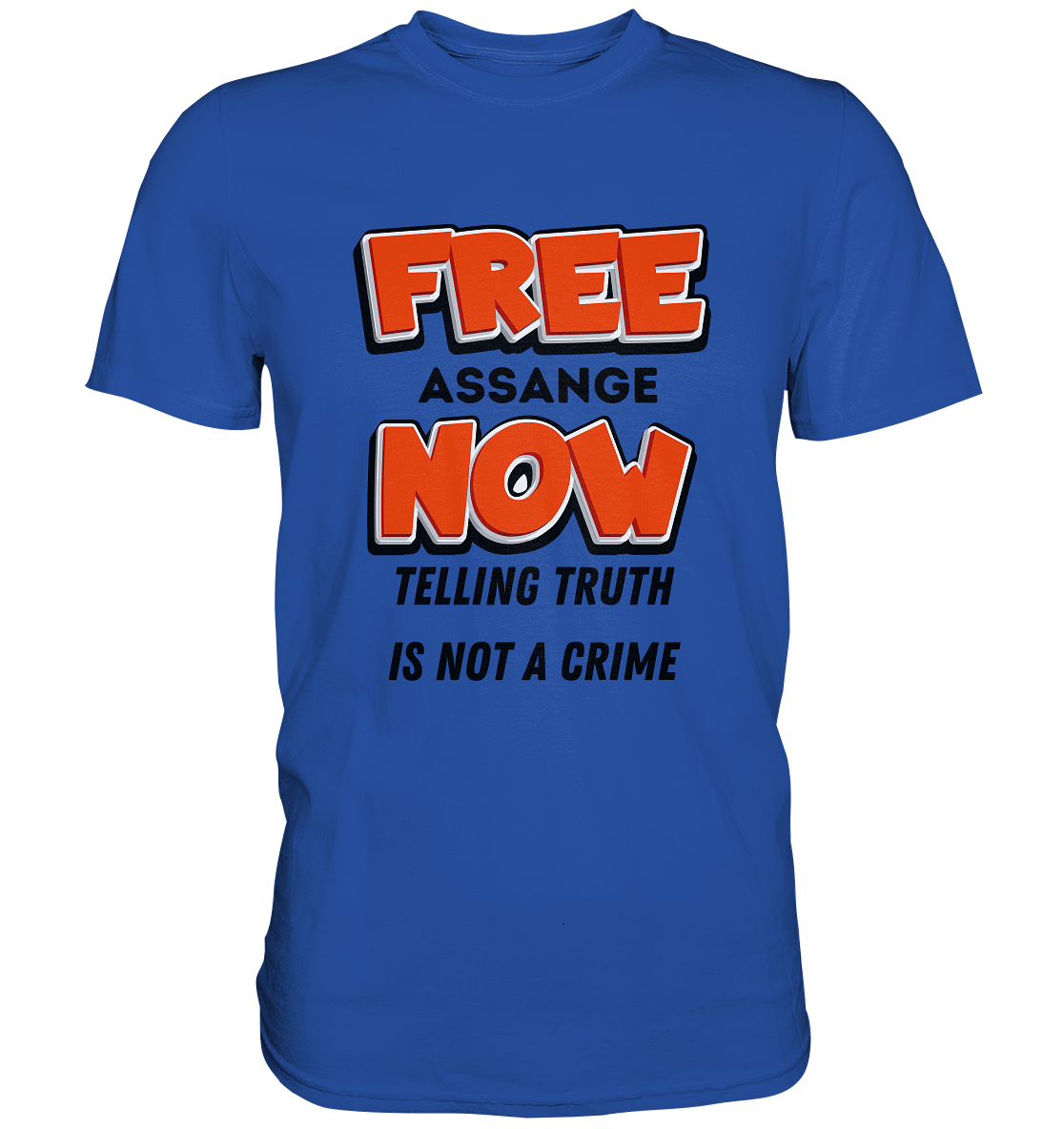 FREE ASSANGE NOW - TELLING TRUTH IS NOT A CRIME - Classic Shirt