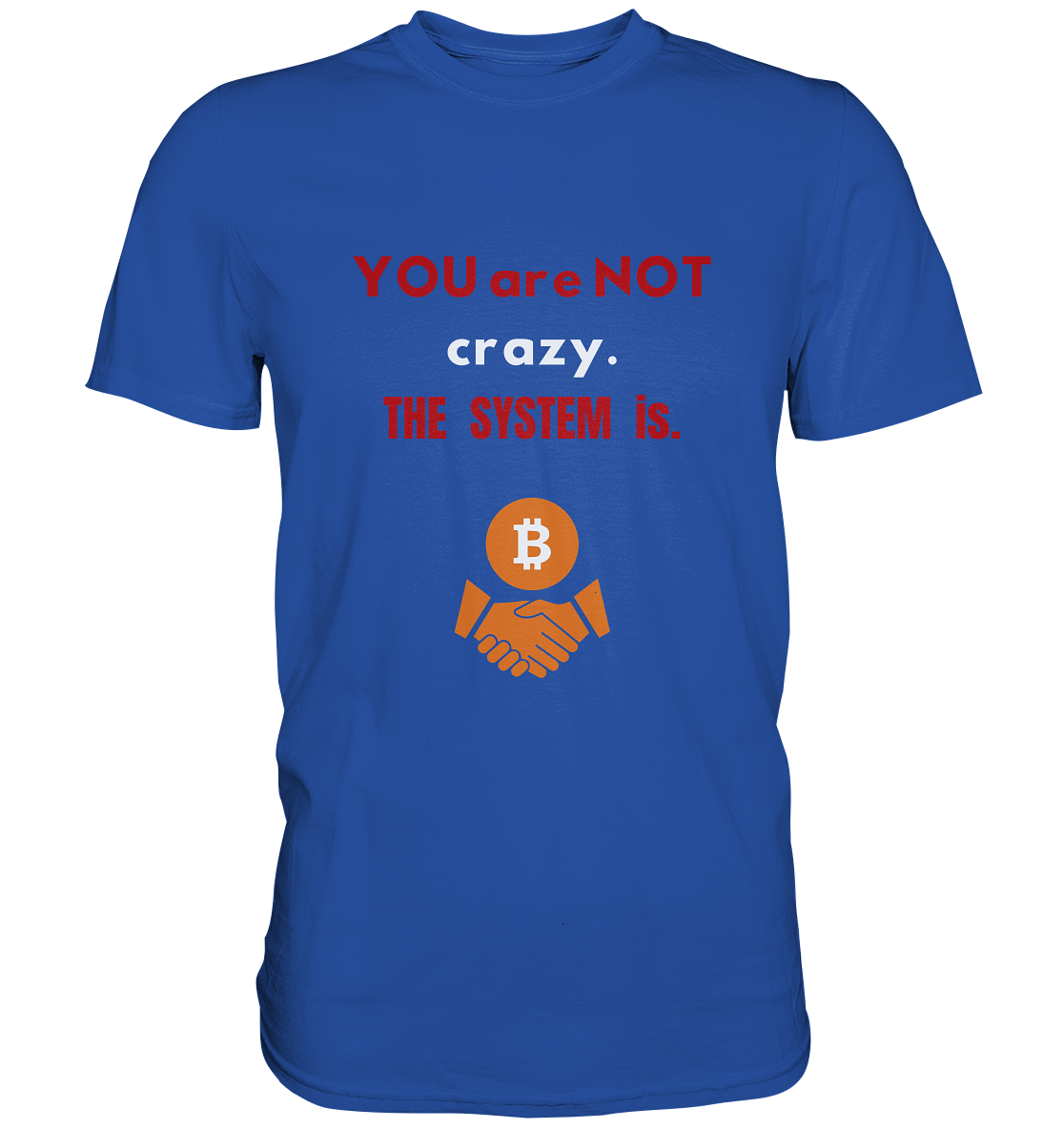 YOU are NOT crazy. THE SYSTEM is. - Classic Shirt