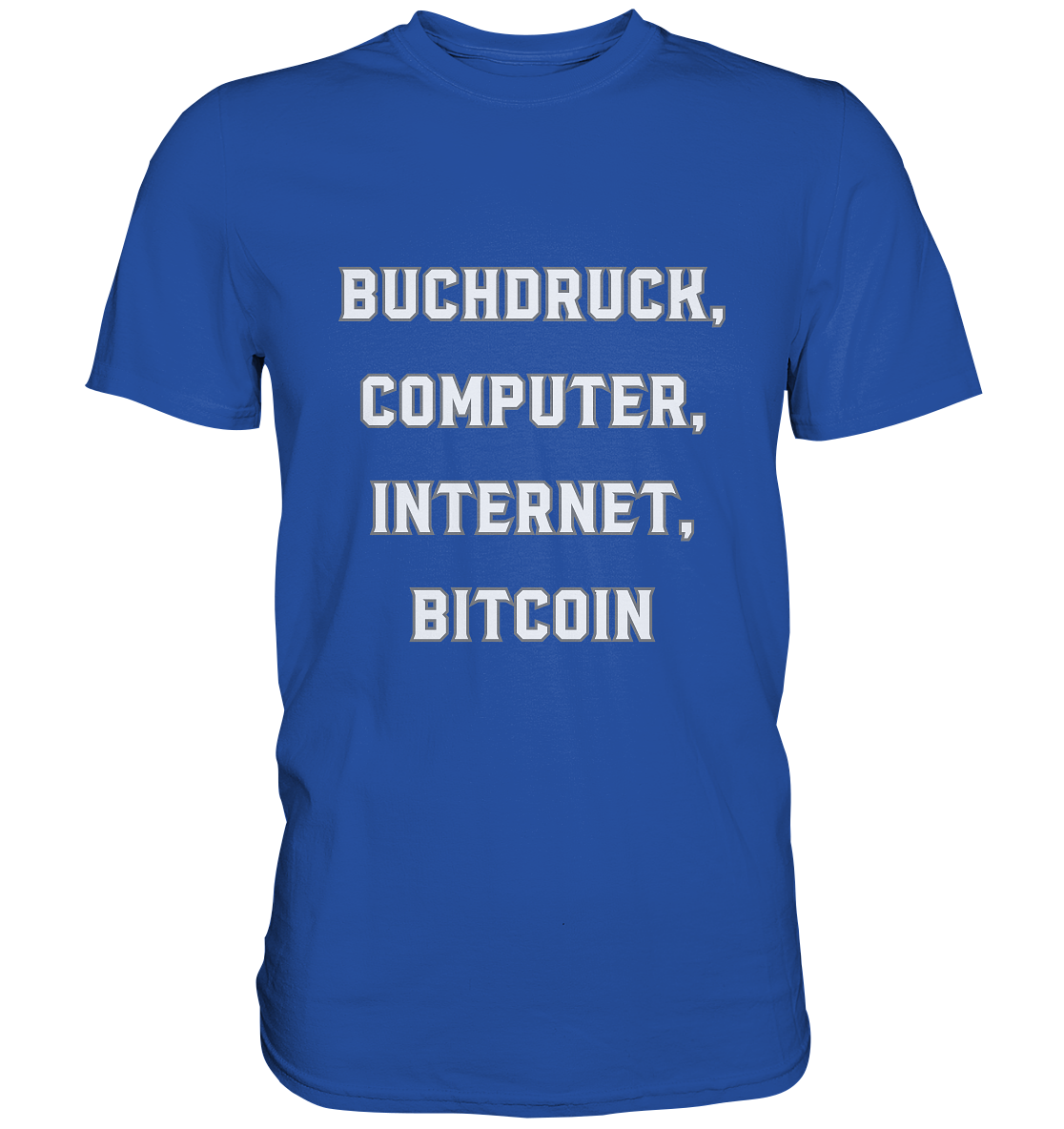 Buchdruck, Computer, Internet, Bitcoin - Classic Shirt