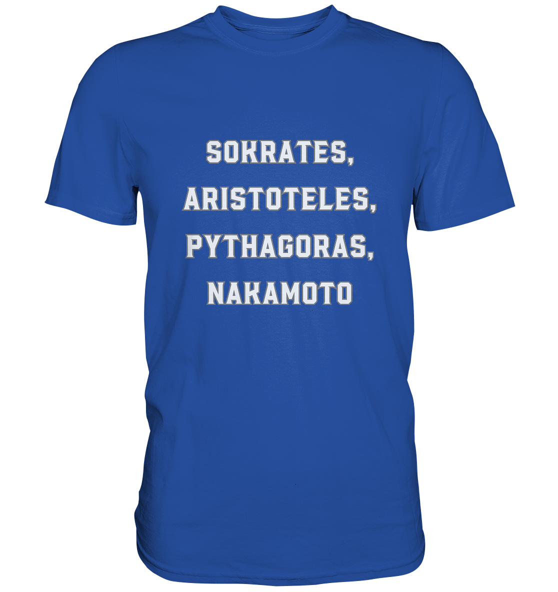 SOKRATES, ARISTOTELES, PHYTHAGORAS, NAKAMOTO  - Classic Shirt