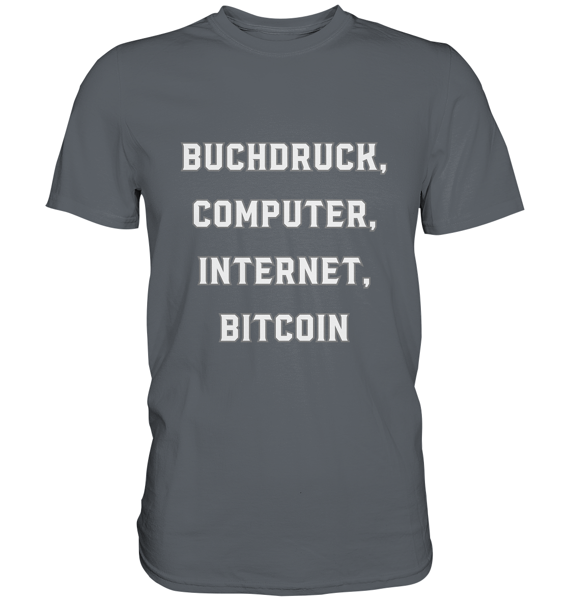 Buchdruck, Computer, Internet, Bitcoin - Classic Shirt