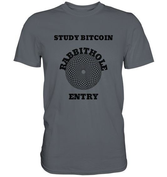 STUDY BITCOIN - RABBITHOLE ENTRY - Classic Shirt