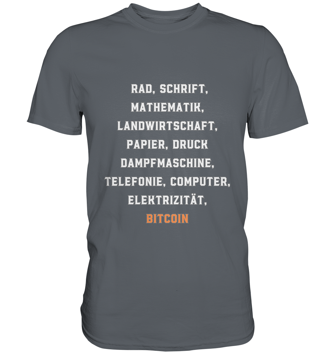 Erfindungen vom Rad bis zu BITCOIN - Classic Shirt