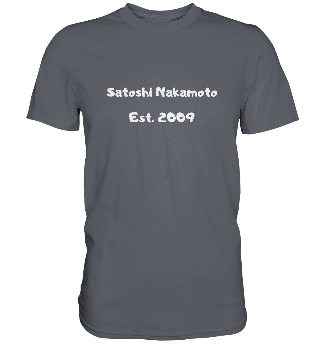 Satoshi Nakamoto Est. 2009 (Signatur pur) - Classic Shirt