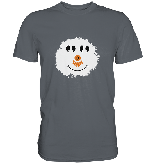 BITCOIN Augen Gespräch handshake SMILEY - Classic Shirt