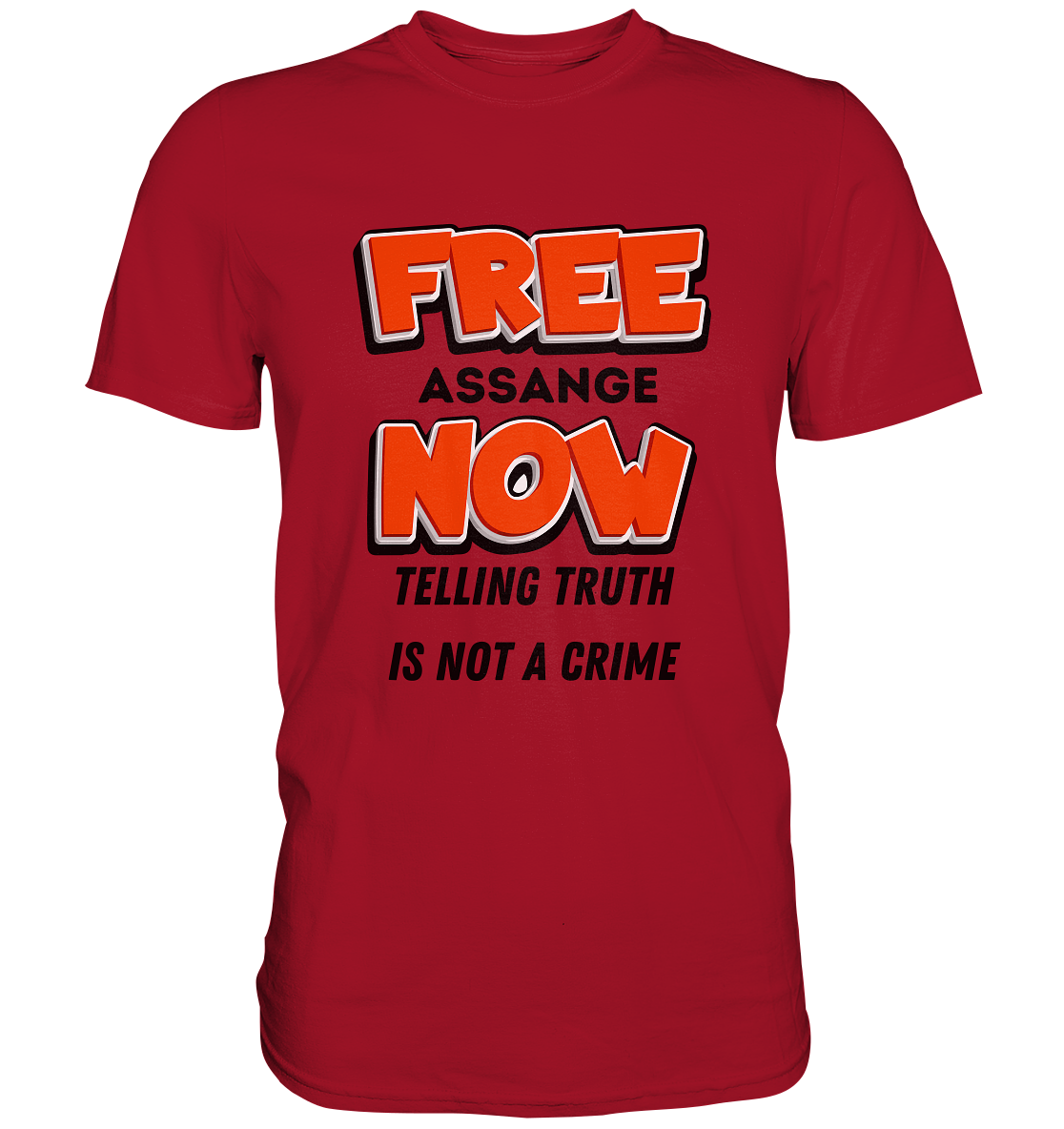 FREE ASSANGE NOW - TELLING TRUTH IS NOT A CRIME - Classic Shirt