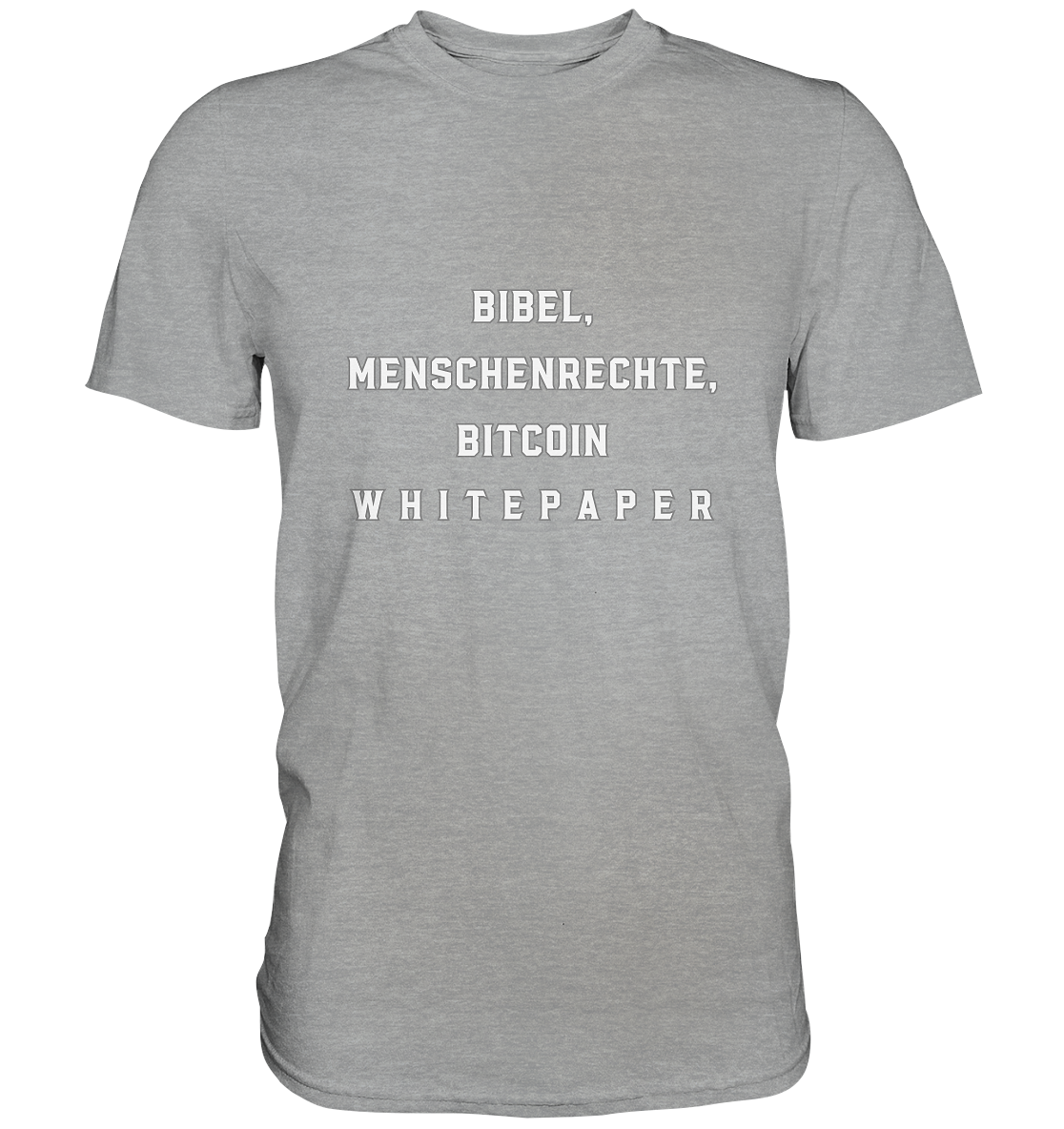 BIBEL, MENSCHENRECHTE, BITCOIN W H I T E P A P E R  - Classic Shirt