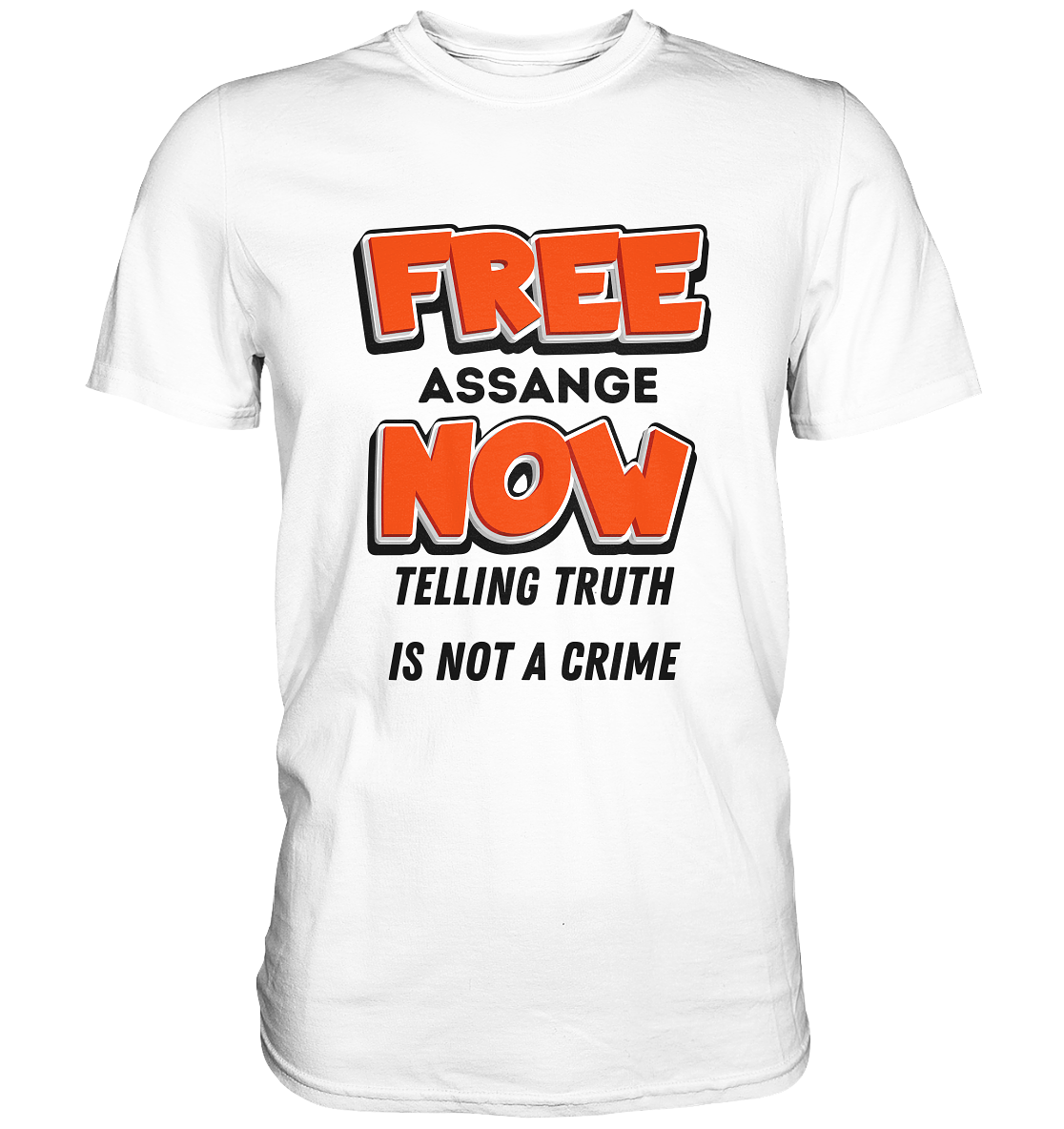 FREE ASSANGE NOW - TELLING TRUTH IS NOT A CRIME - Classic Shirt