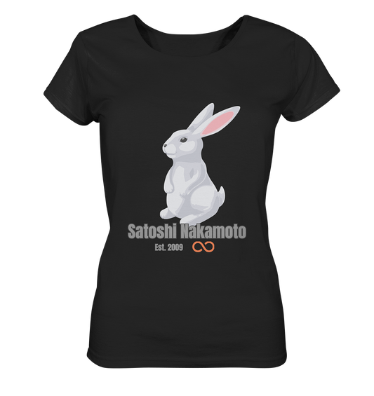 SATOSHI NAKAMOTO Est. 2009 (unendlich) - LADIES COLLECTION 21% automat. Rabatt bis zum Halving 2024  - Ladies Organic Basic Shirt