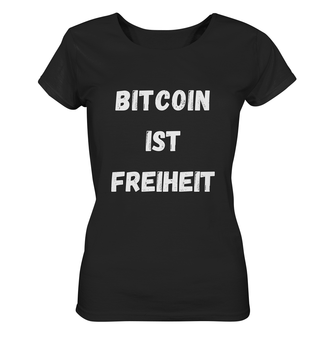 BITCOIN IST FREIHEIT - LADIES COLLECTION 21% automat. Rabatt bis zum Halving 2024  - Ladies Organic Basic Shirt