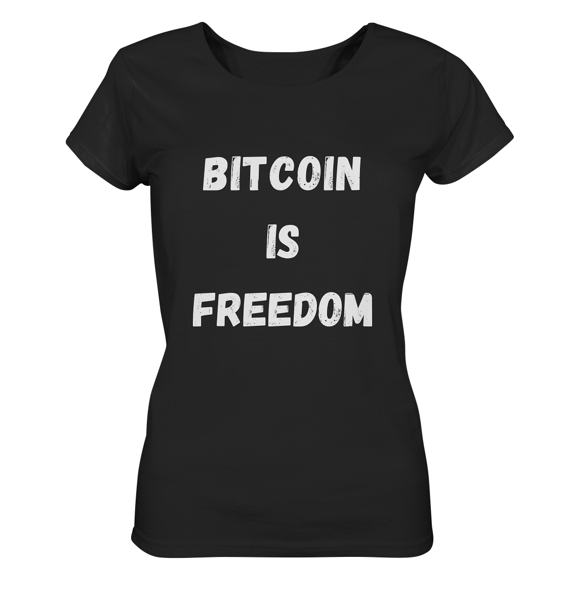 BITCOIN IS FREEDOM - LADIES COLLECTION 21% automat. Rabatt bis zum Halving 2024  - Ladies Organic Basic Shirt