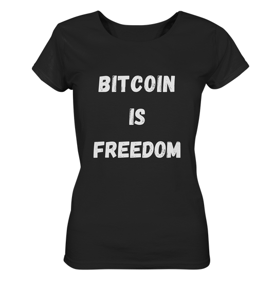 BITCOIN IS FREEDOM - LADIES COLLECTION 21% automat. Rabatt bis zum Halving 2024  - Ladies Organic Basic Shirt