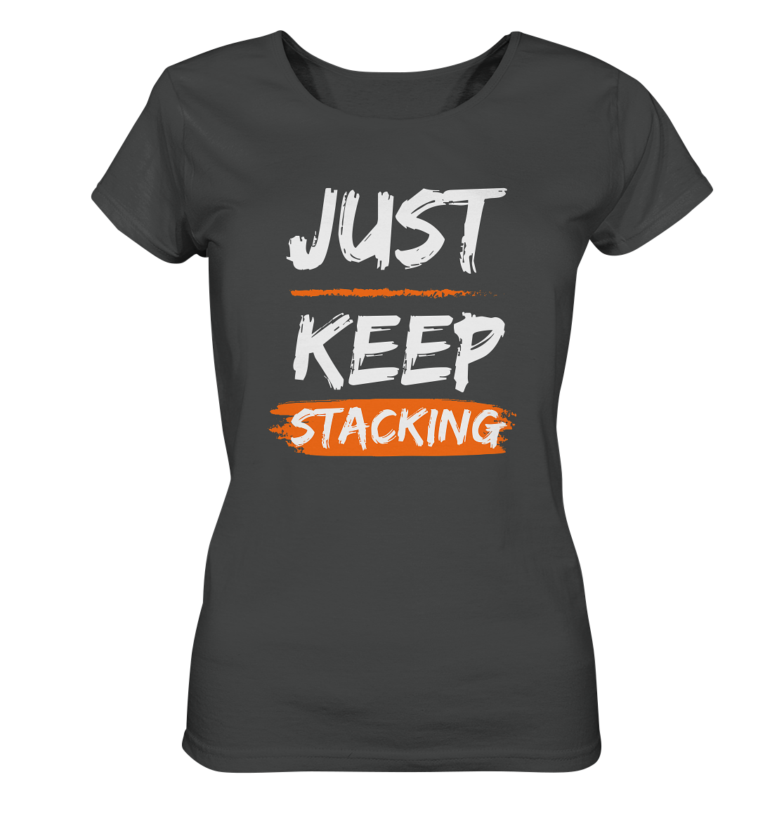 JUST KEEP STACKING - LADIES COLLECTION 21% automat. Rabatt bis zum Halving 2024   - Ladies Organic Basic Shirt