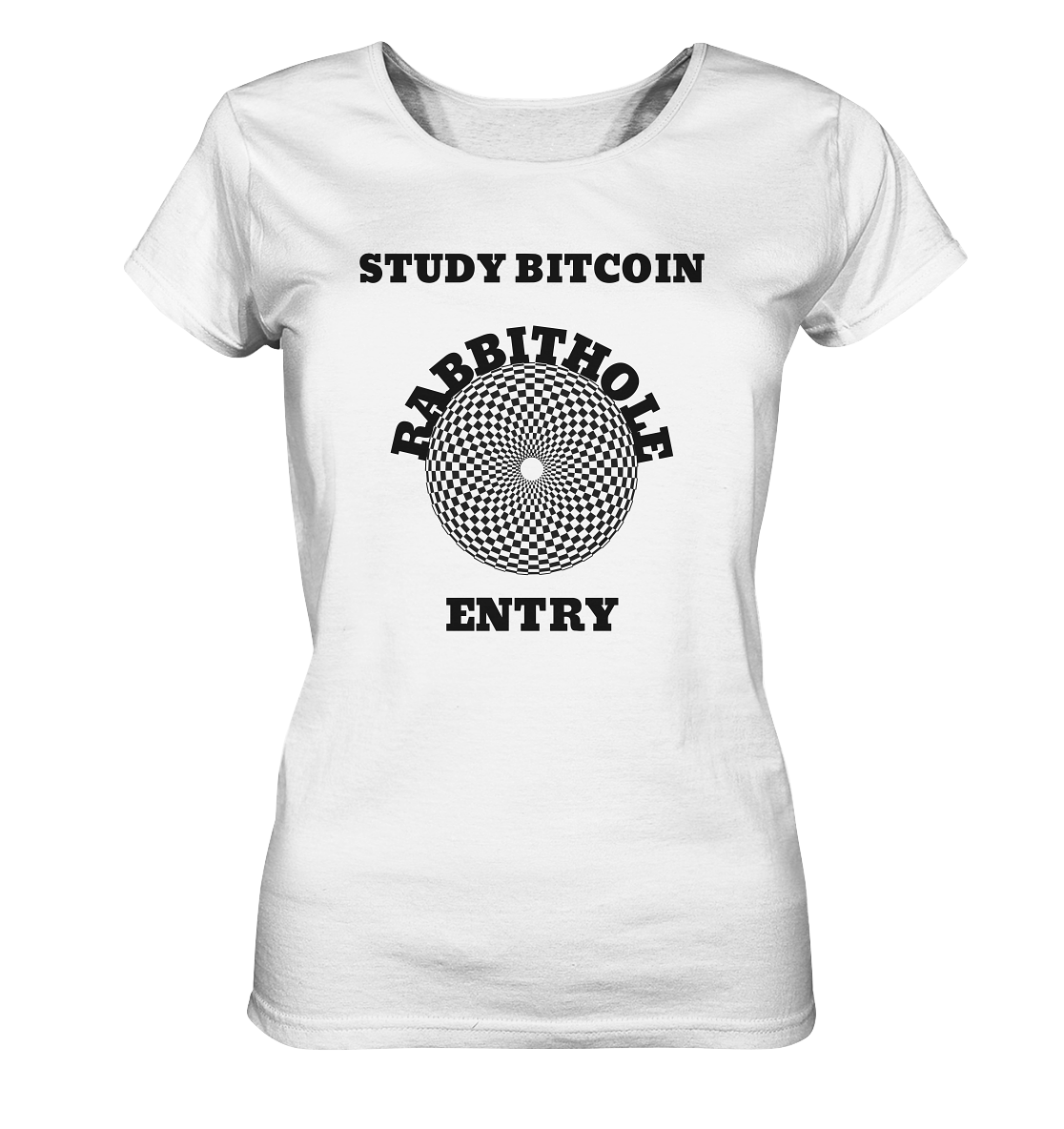 STUDY BITCOIN - RABBITHOLE ENTRY # Ladies Collection 21% Rabatt bis zum Halving 2024   - Ladies Organic Basic Shirt