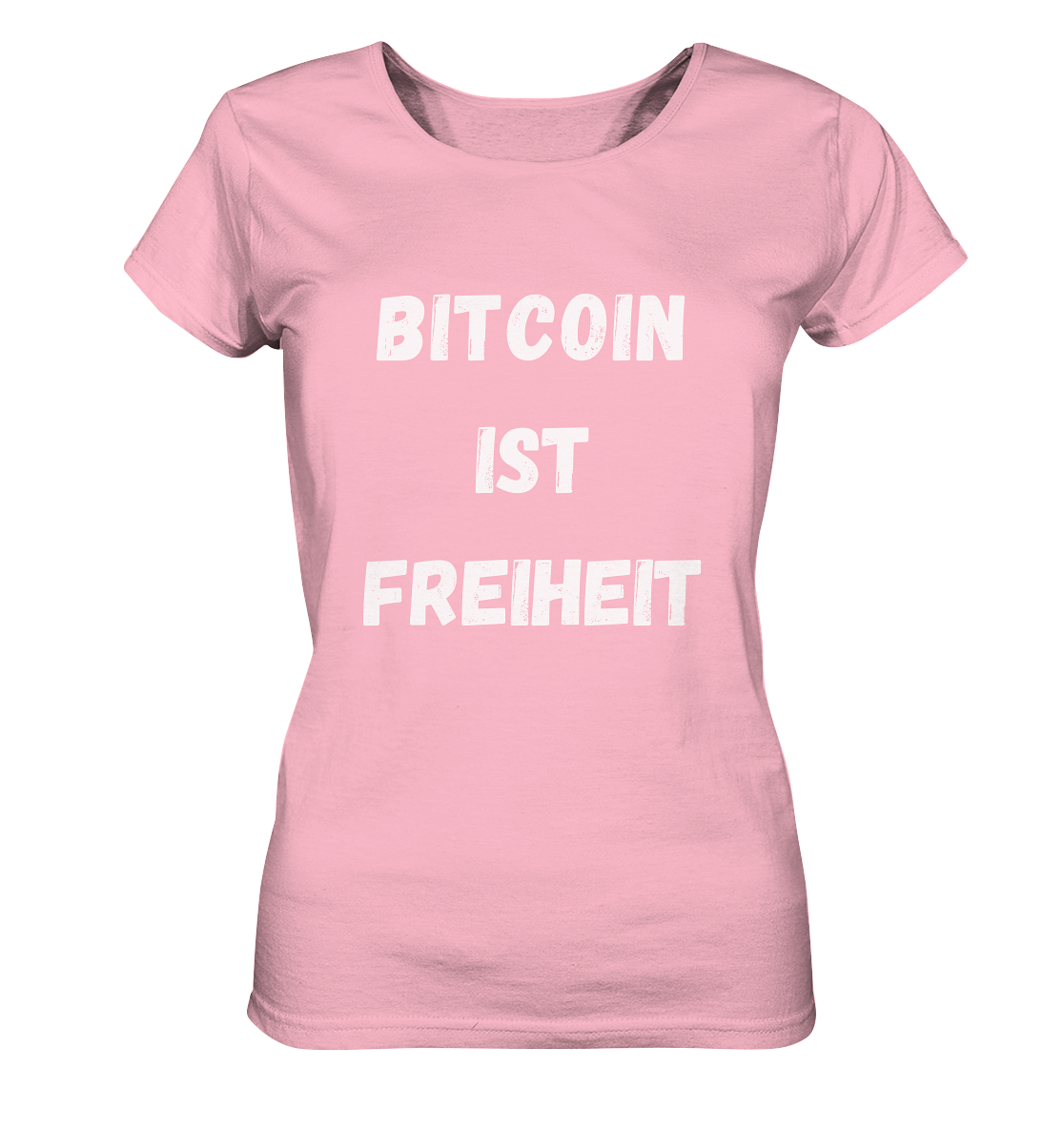 BITCOIN IST FREIHEIT - LADIES COLLECTION 21% automat. Rabatt bis zum Halving 2024  - Ladies Organic Basic Shirt