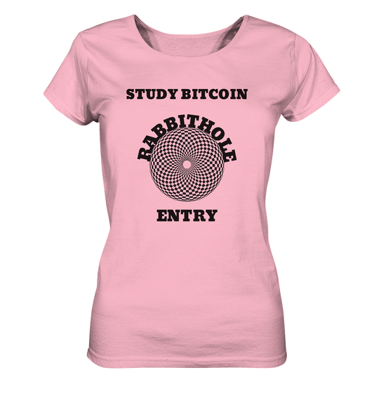 STUDY BITCOIN - RABBITHOLE ENTRY # Ladies Collection 21% Rabatt bis zum Halving 2024   - Ladies Organic Basic Shirt