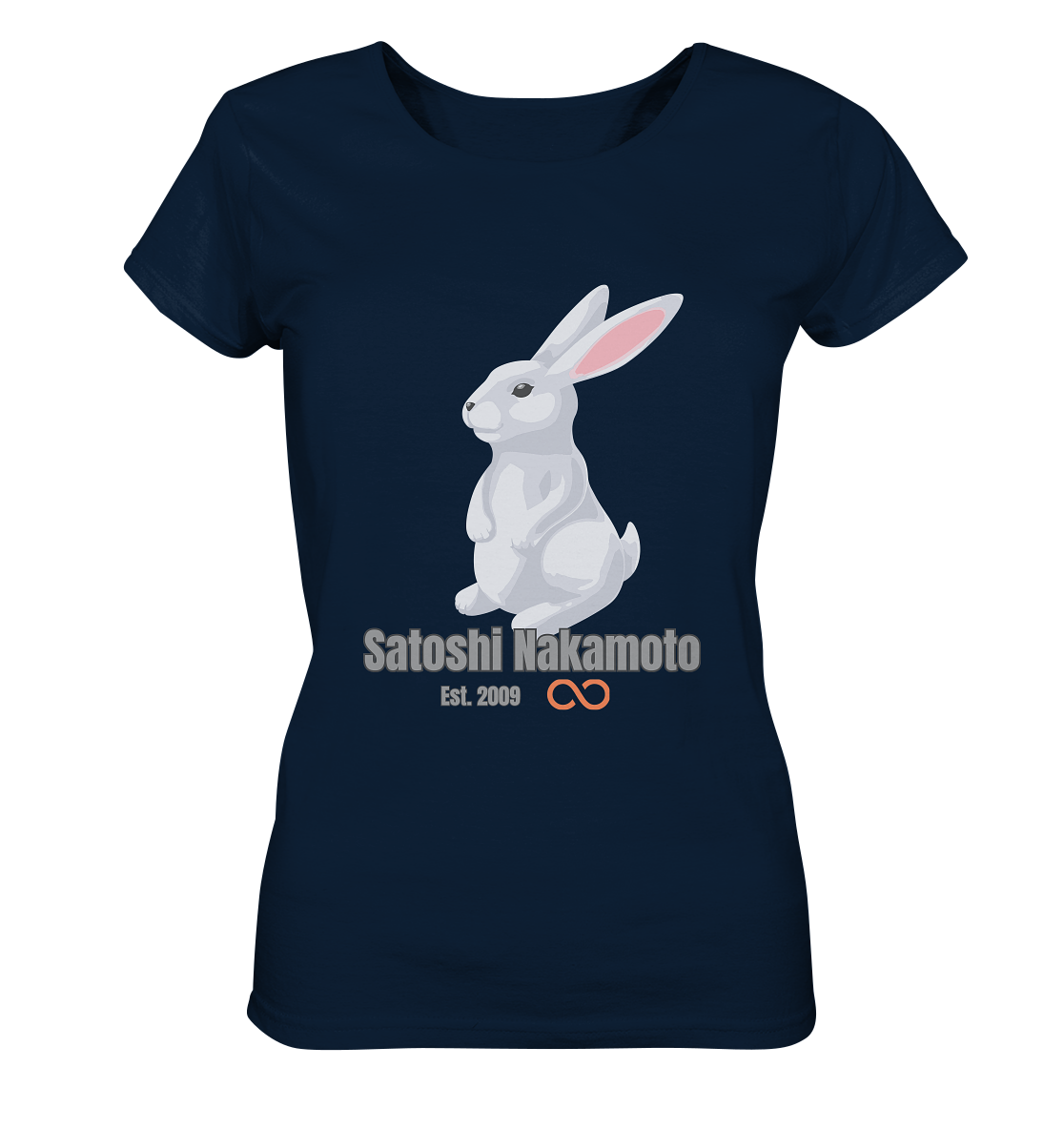 SATOSHI NAKAMOTO Est. 2009 (unendlich) - LADIES COLLECTION 21% automat. Rabatt bis zum Halving 2024  - Ladies Organic Shirt