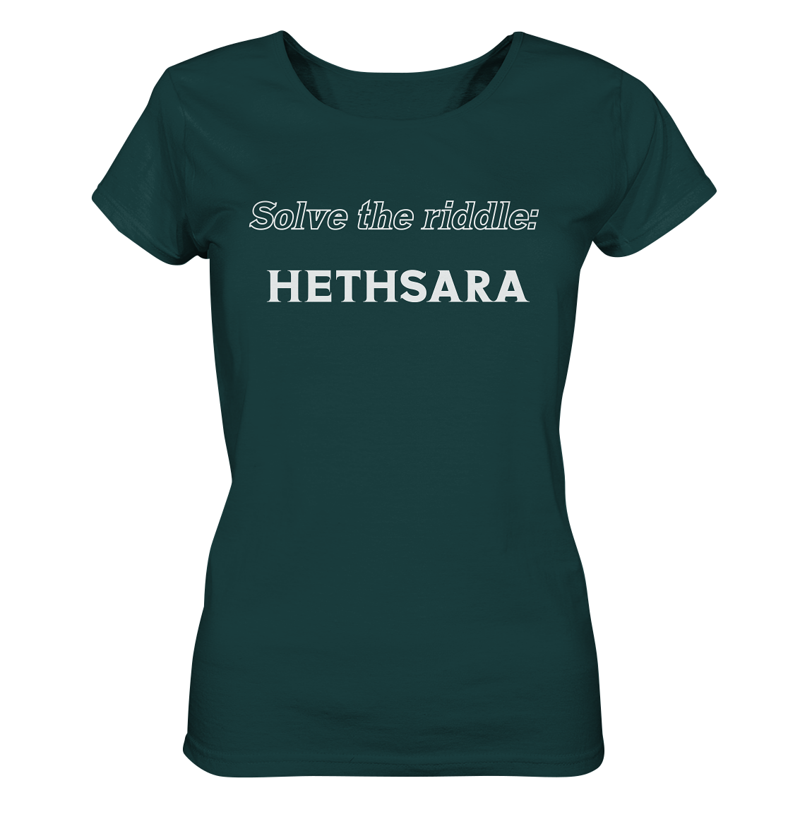 SOLVE THE RIDDLE - HETHSARA  (Ladies)  - Ladies Organic Shirt