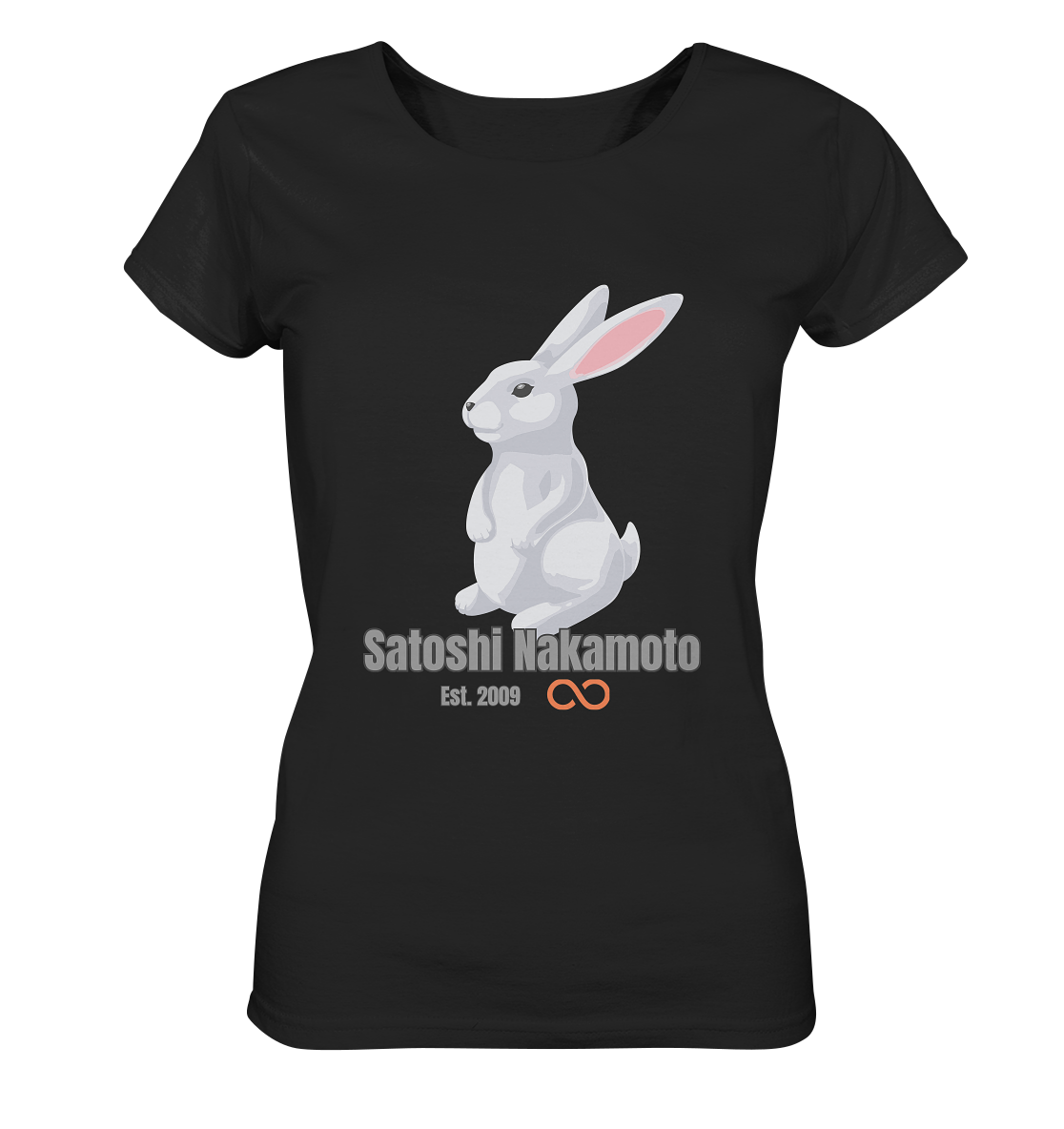 SATOSHI NAKAMOTO Est. 2009 (unendlich) - LADIES COLLECTION 21% automat. Rabatt bis zum Halving 2024  - Ladies Organic Shirt