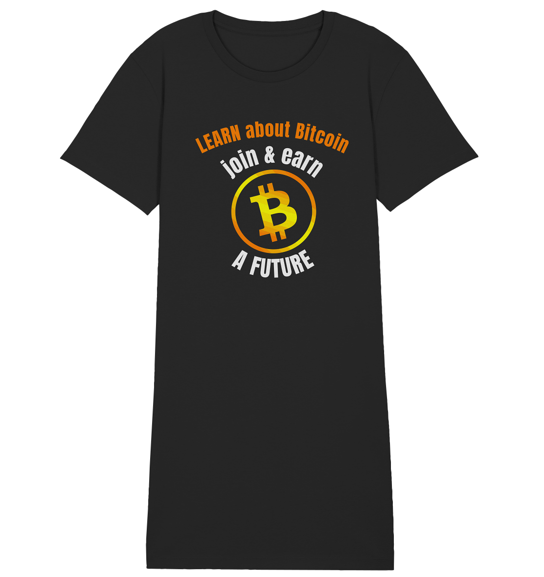 LEARN about BITCOIN join & earn A FUTURE - Ladies collection - Ladies Organic Shirt Dress