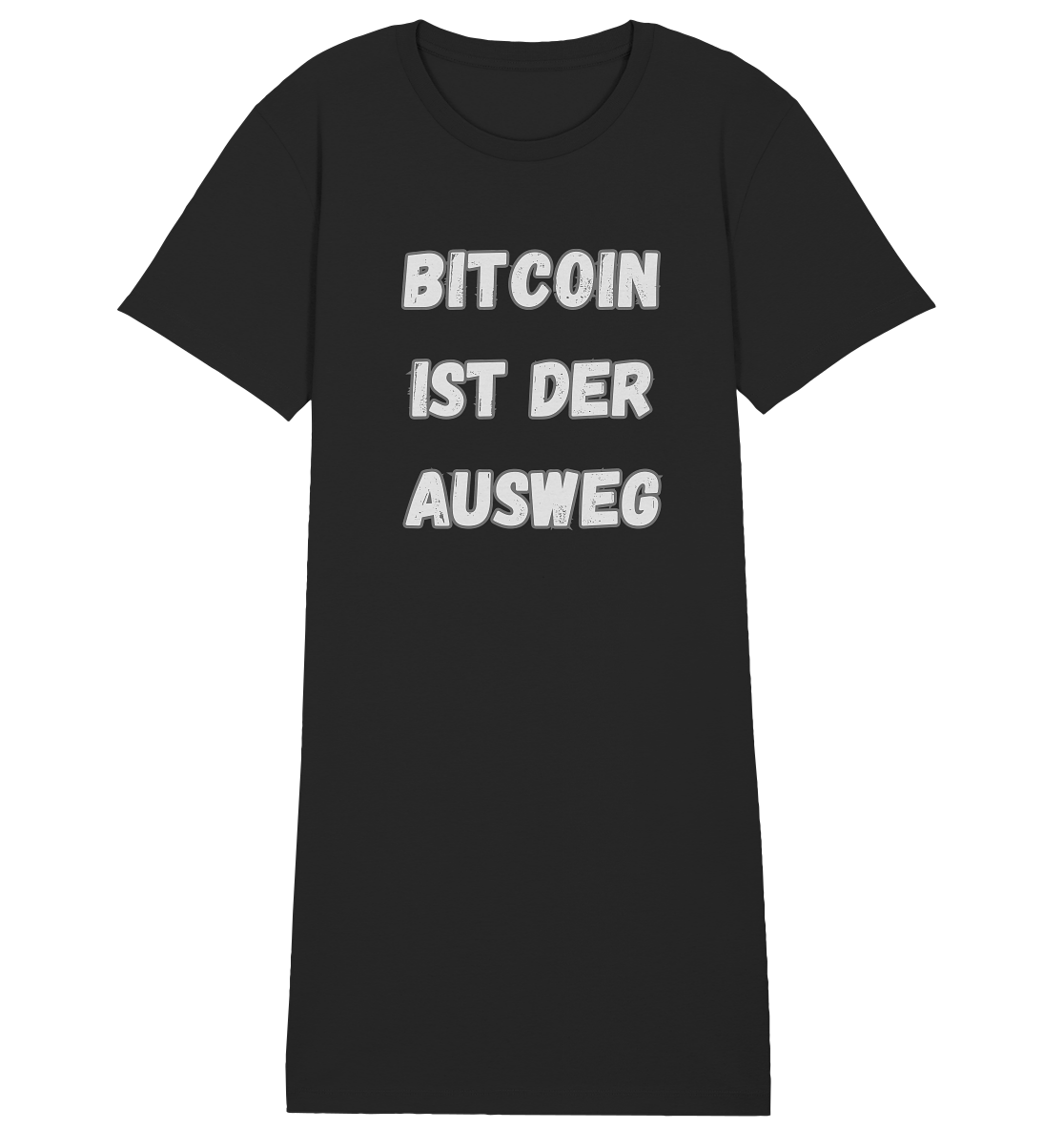 BITCOIN IST DER AUSWEG - LADIES COLLECTION 21% automat. Rabatt bis zum Halving 2024  - Ladies Organic Shirt Dress