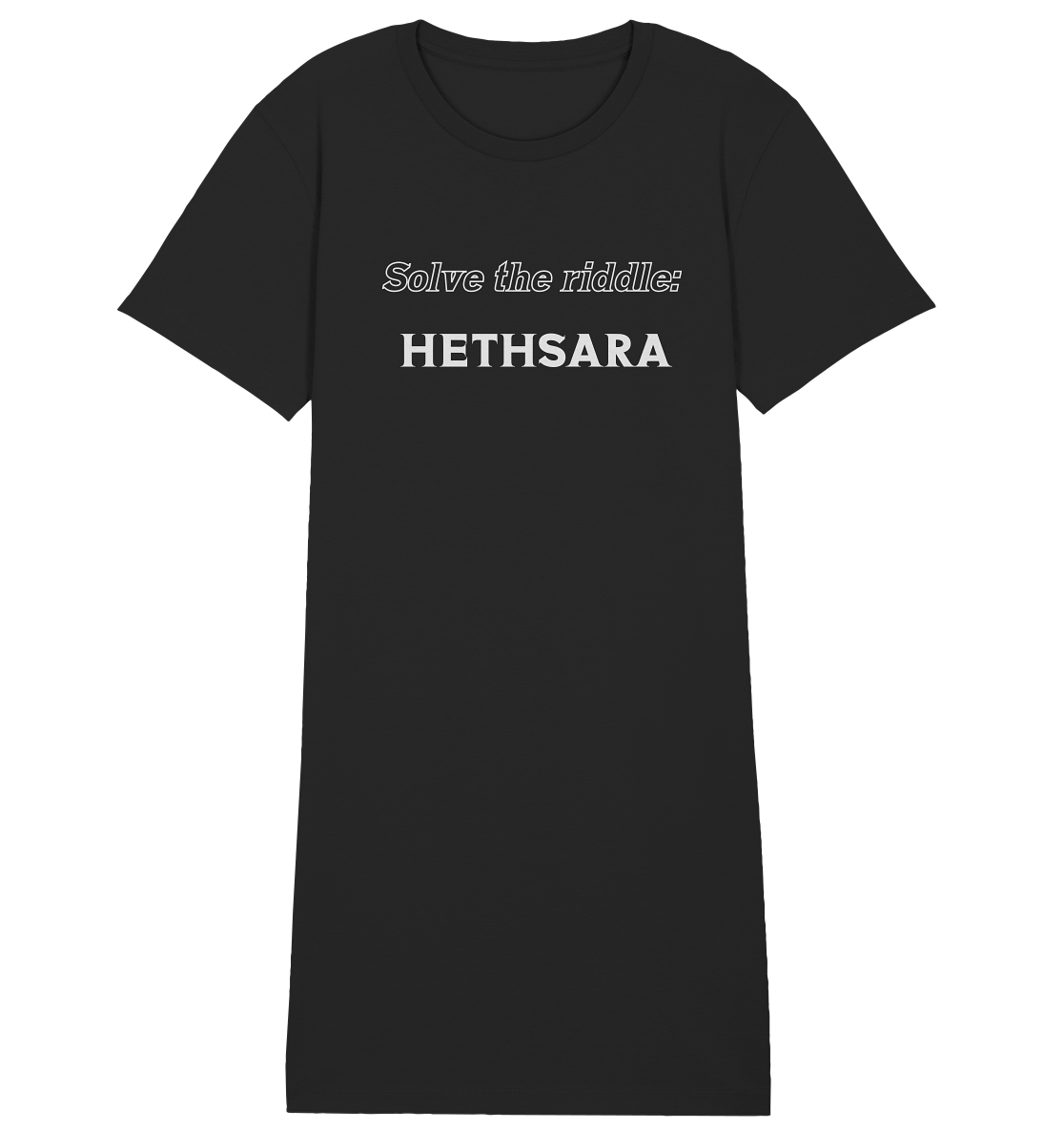 SOLVE THE RIDDLE - HETHSARA  (Ladies)  - Ladies Organic Shirt Dress