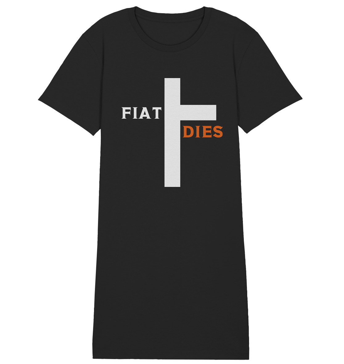 FIAT DIES (weiss / orange) - Ladies Collection - Ladies Organic Shirt Dress