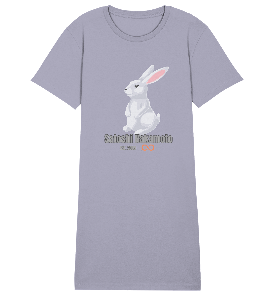 SATOSHI NAKAMOTO Est. 2009 (unendlich) - LADIES COLLECTION 21% automat. Rabatt bis zum Halving 2024  - Ladies Organic Shirt Dress