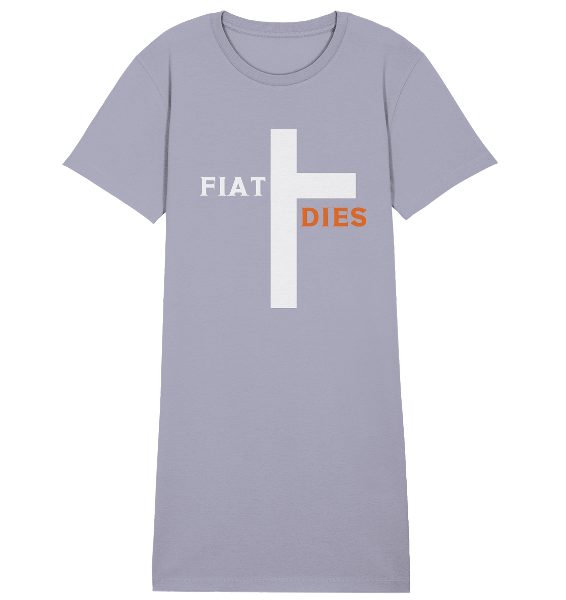 FIAT DIES (weiss / orange) - Ladies Collection - Ladies Organic Shirt Dress