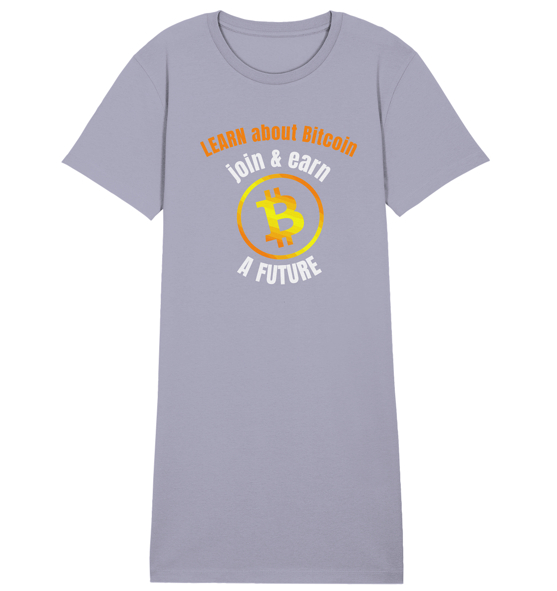 LEARN about BITCOIN join & earn A FUTURE - Ladies collection - Ladies Organic Shirt Dress