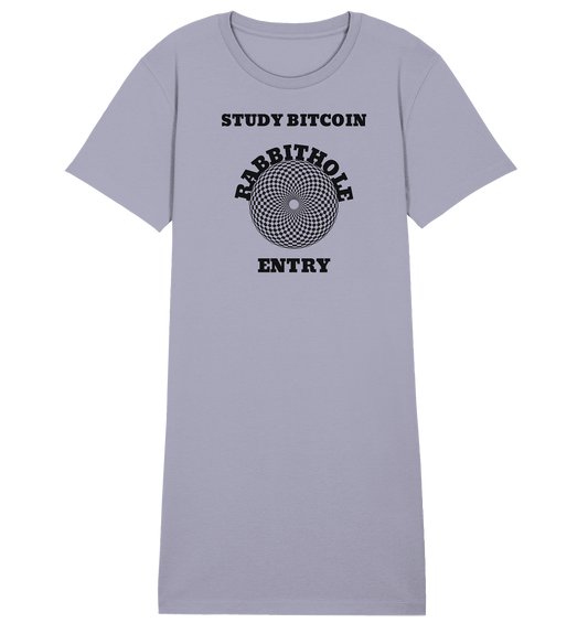 STUDY BITCOIN - RABBITHOLE ENTRY # Ladies Collection 21% Rabatt bis zum Halving 2024   - Ladies Organic Shirt Dress