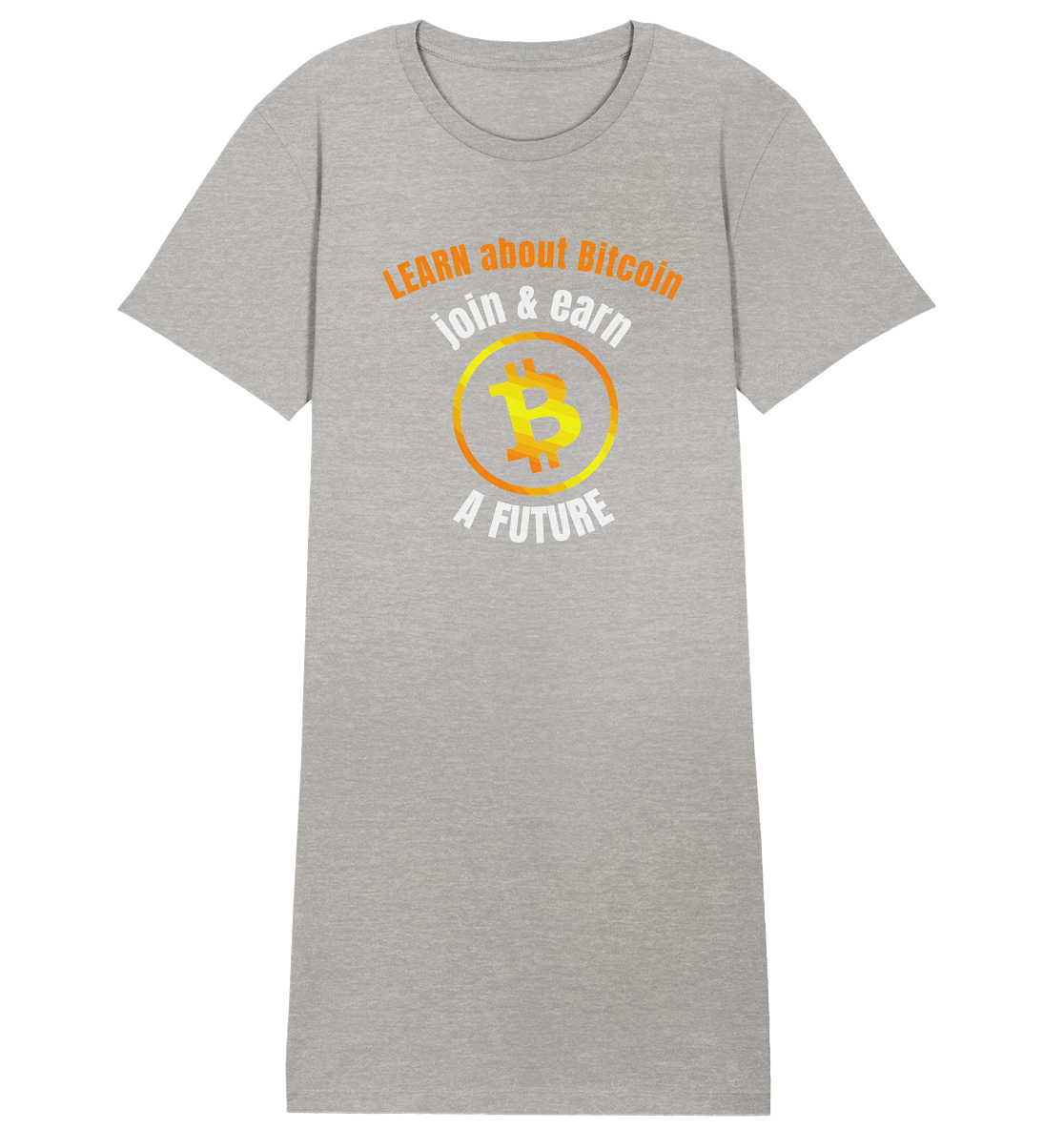 LEARN about BITCOIN join & earn A FUTURE - Ladies collection - Ladies Organic Shirt Dress