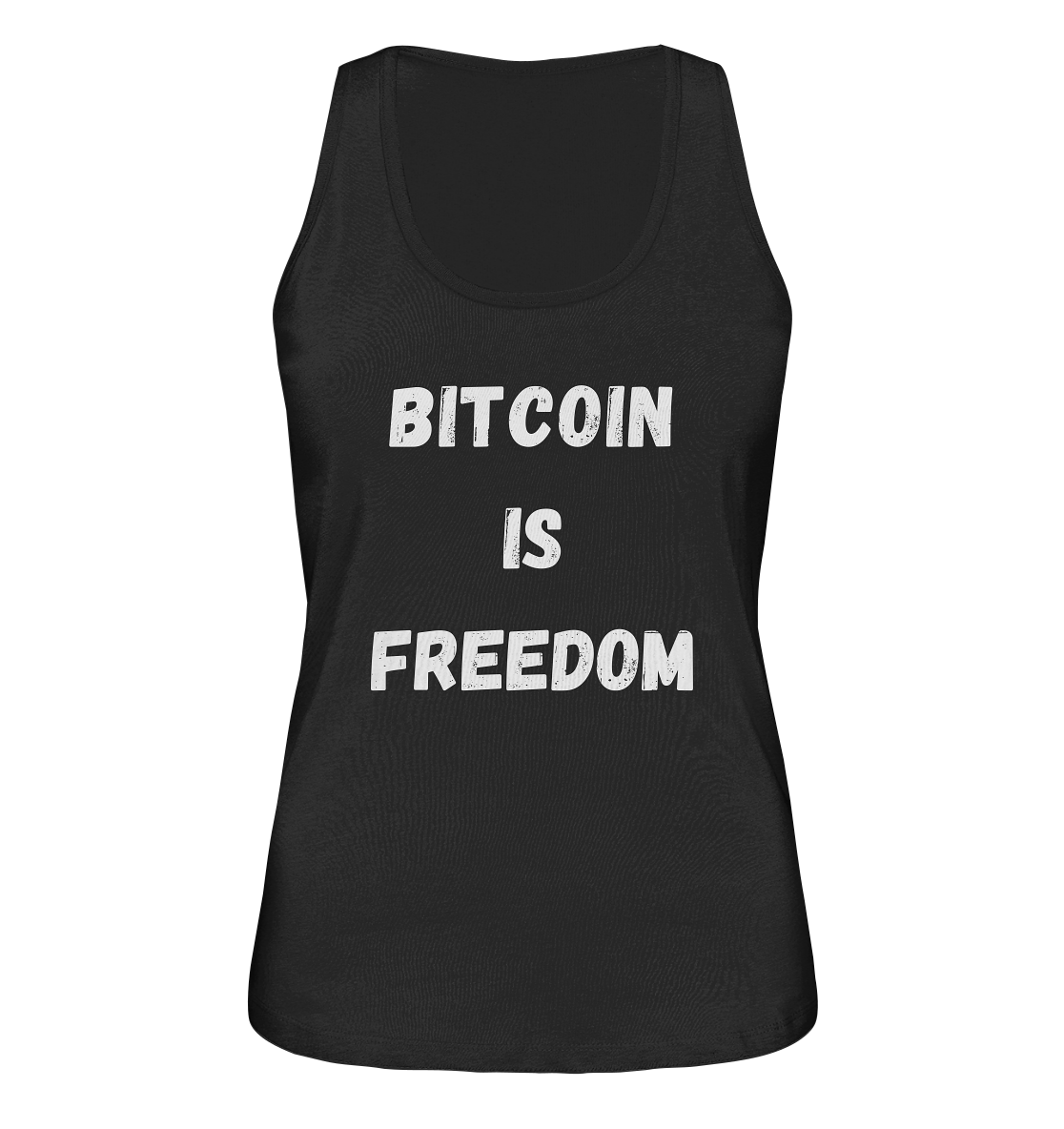 BITCOIN IS FREEDOM - LADIES COLLECTION 21% automat. Rabatt bis zum Halving 2024  - Ladies Organic Tank-Top