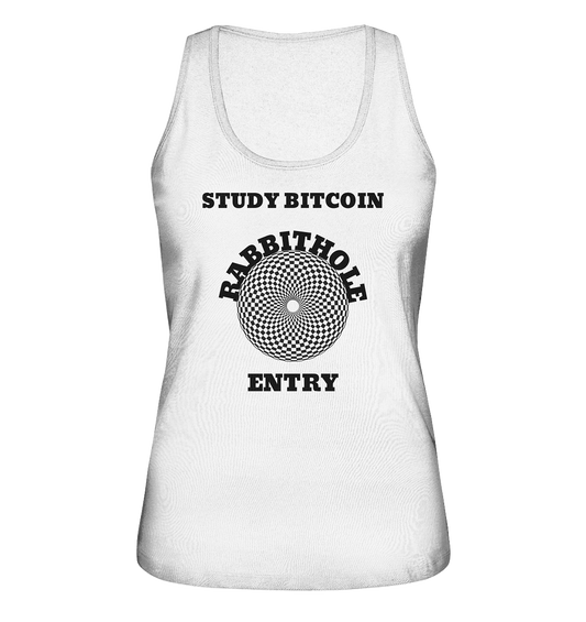 STUDY BITCOIN - RABBITHOLE ENTRY # Ladies Collection 21% Rabatt bis zum Halving 2024   - Ladies Organic Tank-Top