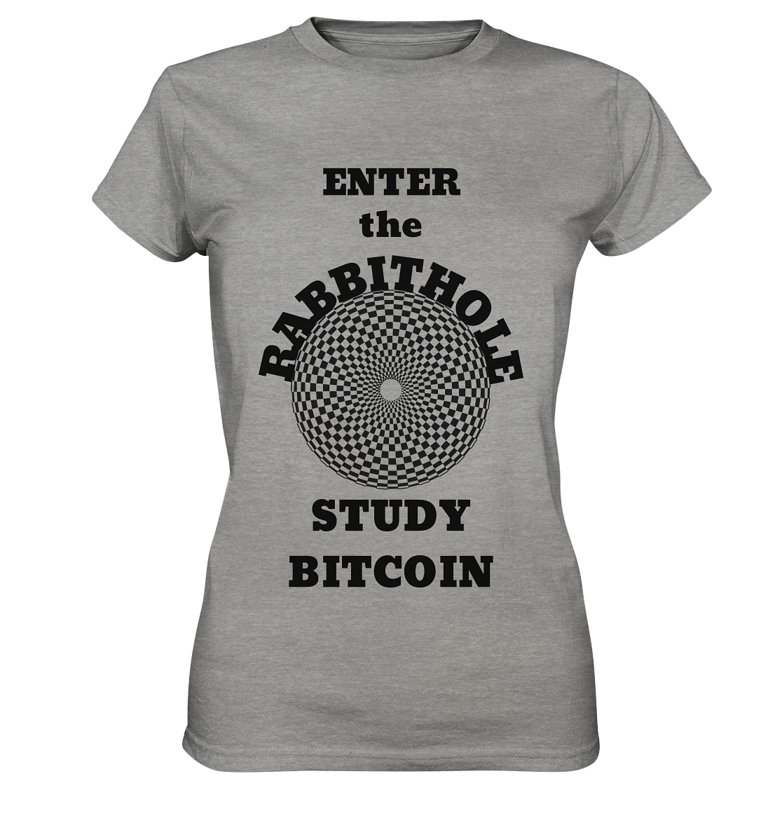 ENTER the RABBITHOLE - STUDY BITCOIN # Ladies Collection 21% Rabatt bis zum Halving 2024  - Ladies Premium Shirt