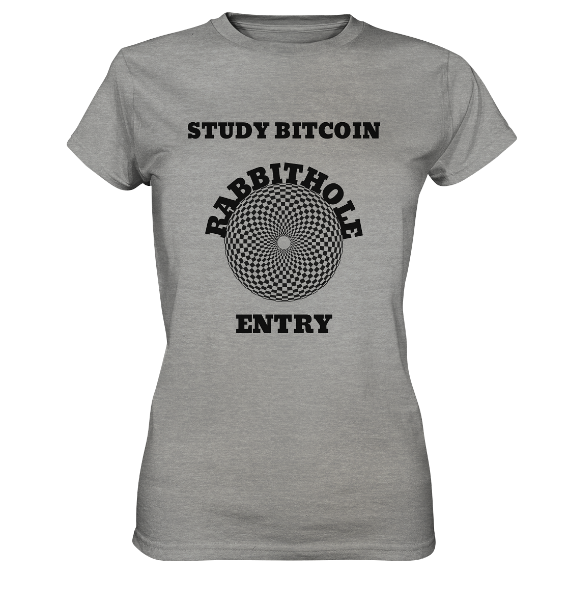 STUDY BITCOIN - RABBITHOLE ENTRY # Ladies Collection 21% Rabatt bis zum Halving 2024   - Ladies Premium Shirt