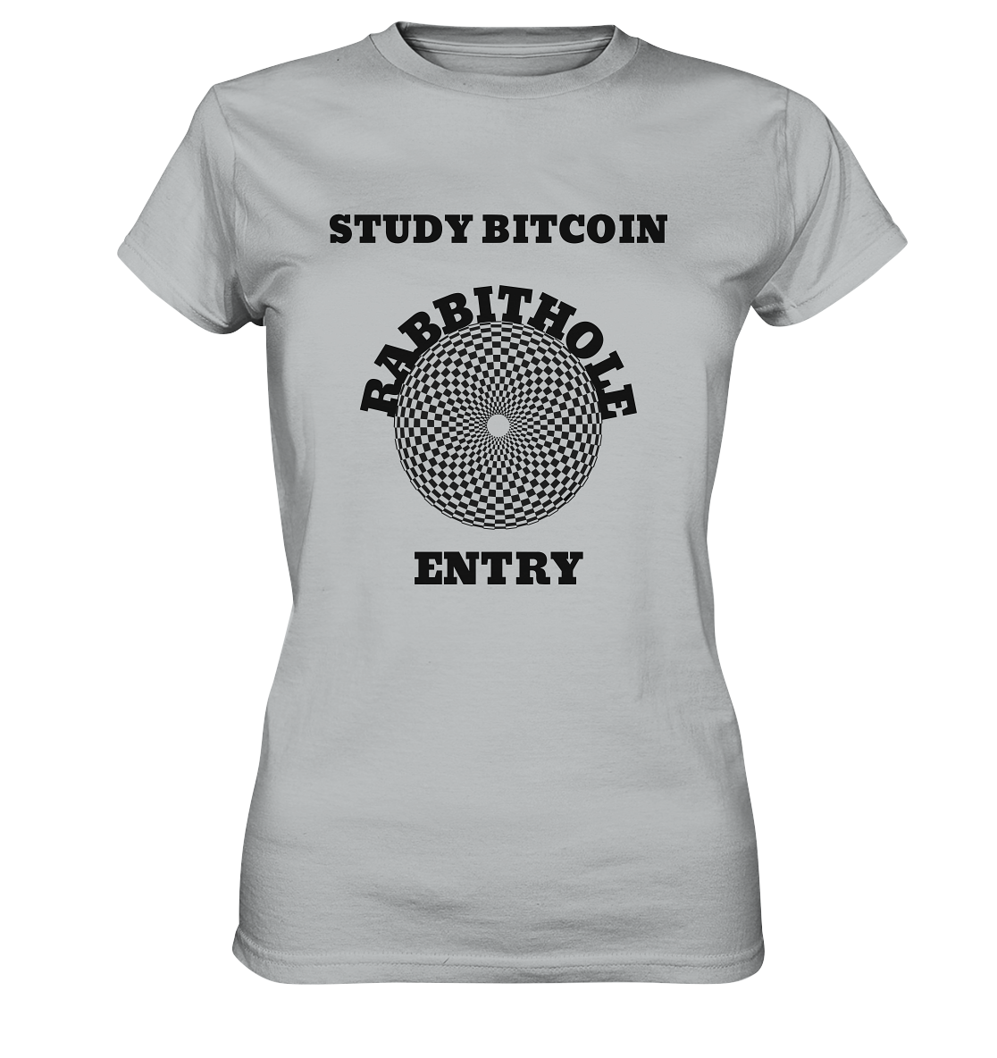 STUDY BITCOIN - RABBITHOLE ENTRY # Ladies Collection 21% Rabatt bis zum Halving 2024   - Ladies Premium Shirt